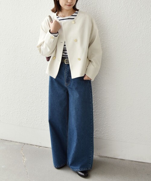 SHIPS Colors（シップスカラーズ） ジャケット ノーカラージャケット