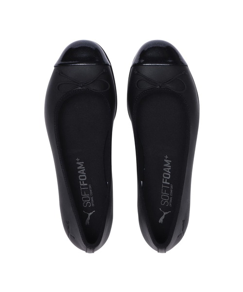 「PUMA」 バレエシューズ 25.0cm ブラック レディース_画像2
