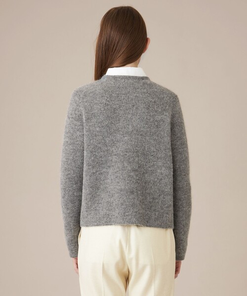 【極美品✨】マッキントッシュロンドン　パール装飾カーディガン　サイズ40 マッキントッシュ ロンドン MACKINTOSH LONDON 【L】ホールガーメント