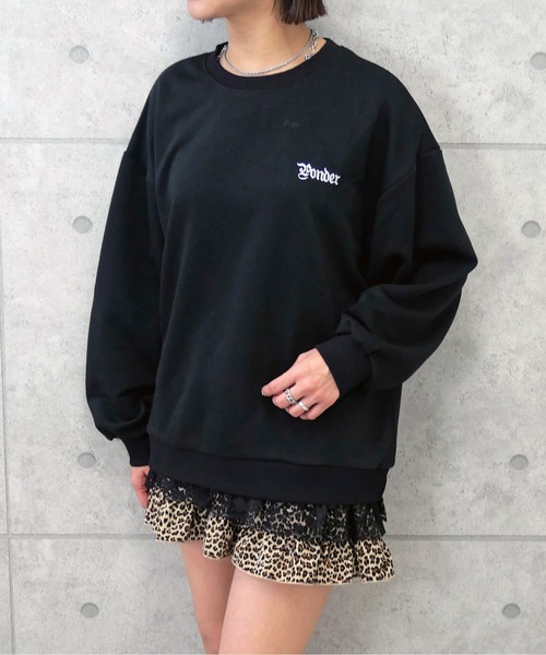 FUN トレーナー スウェット バックストーンプルオーバー レディース