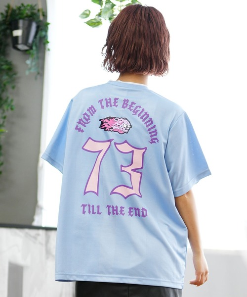 「SANTA CRUZ」 半袖Tシャツ L ブラック×ブルー メンズ_画像4