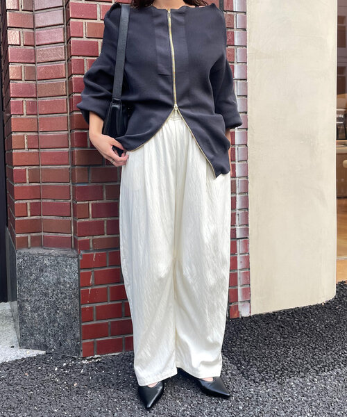 「Jena espace merveilleux」 ニットカーディガン FREE チャコールグレー レディース_画像3