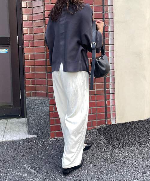 「Jena espace merveilleux」 ニットカーディガン FREE チャコールグレー レディース_画像4