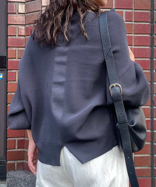 「Jena espace merveilleux」 ニットカーディガン FREE チャコールグレー レディース_画像7