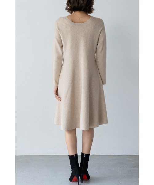 「M.deux」 ニットワンピース MEDIUM ブラック レディース_画像9