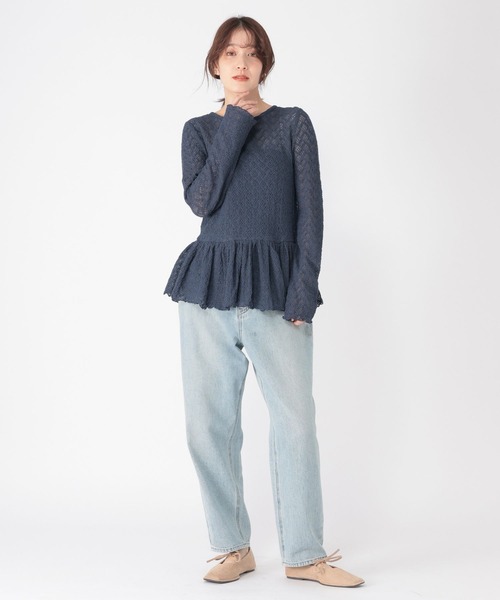 ★ケイト★ギャザーロングスリーブTシャツ ロングスリーブTシャツ Ribbon Floral | Cath Kidston 日本公式