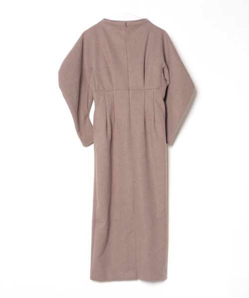 「TSURU by Mariko Oikawa」 長袖ワンピース 36 ブラウン レディース_画像2