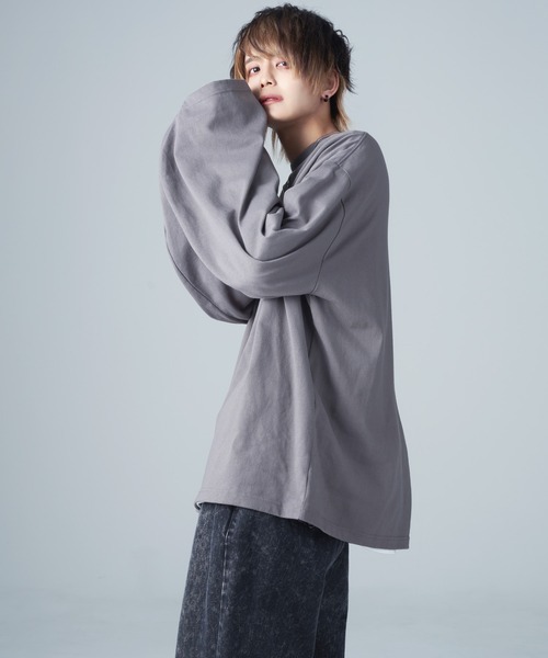 [ADRER] футболка с длинным рукавом SMALL оттенок черного прочее мужской 