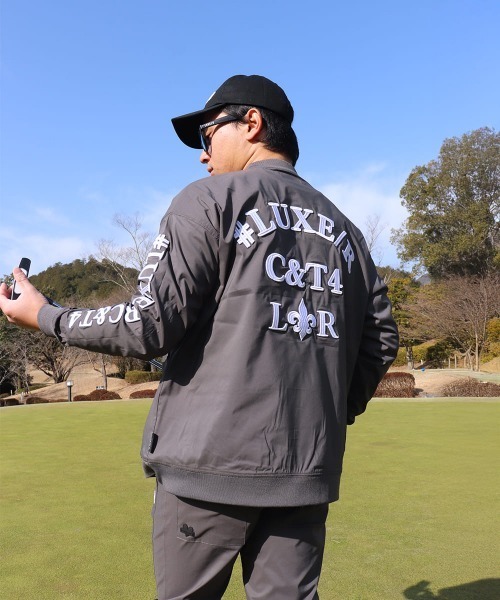 トレーナー スウェット (RM)「LUXE/R GOLF」ナイロン ストレッチ トレーナー スウェット (RM)「LUXE/R GOLF」ナイロン ストレッチ
