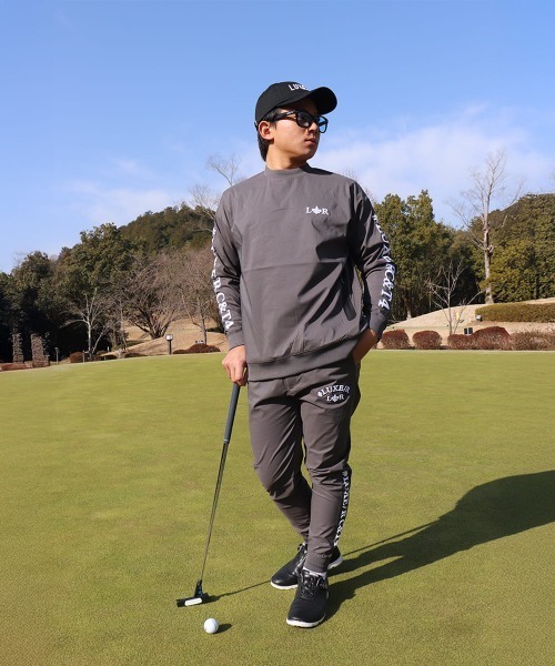 トレーナー スウェット (RM)「LUXE/R GOLF」ナイロン ストレッチ