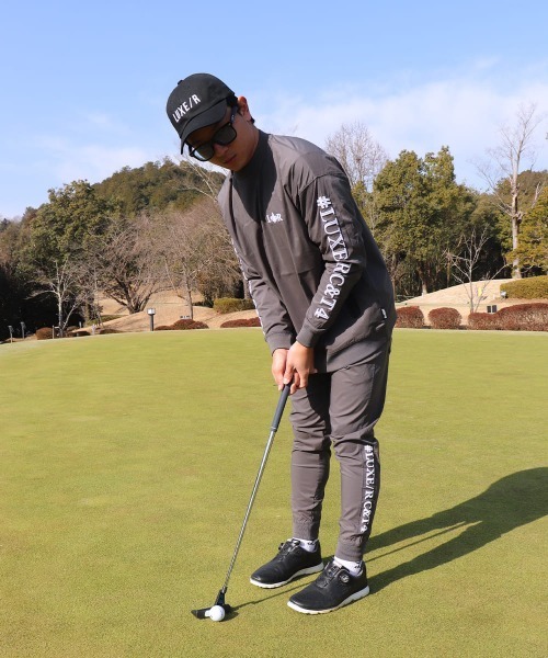 トレーナー スウェット (RM)「LUXE/R GOLF」ナイロン ストレッチ