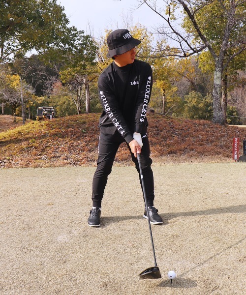 トレーナー スウェット (RM)「LUXE/R GOLF」ナイロン ストレッチ