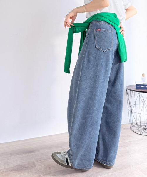 Java ワイドパンツ ジーンズ デニム デニムパンツ 「JaVaジャバコラボ