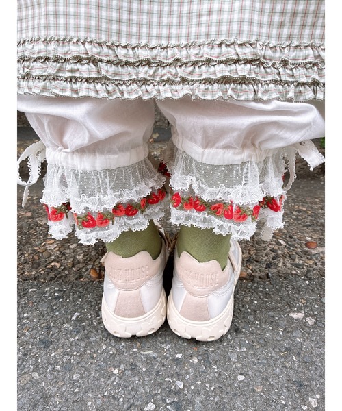 PINK HOUSE（ピンクハウス） パンツ オリジナル苺ブレードレース使い