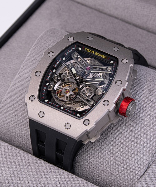 腕時計 「TSAR BOMBA/サーボンバ」エレメンタルシリーズ　Titanium Edition Automatic Watch メンズの画像