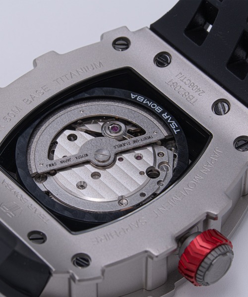 腕時計 「TSAR BOMBA/サーボンバ」エレメンタルシリーズ　Titanium Edition Automatic Watch メンズの画像
