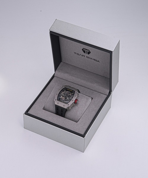 腕時計 「TSAR BOMBA/サーボンバ」エレメンタルシリーズ　Titanium Edition Automatic Watch メンズの画像