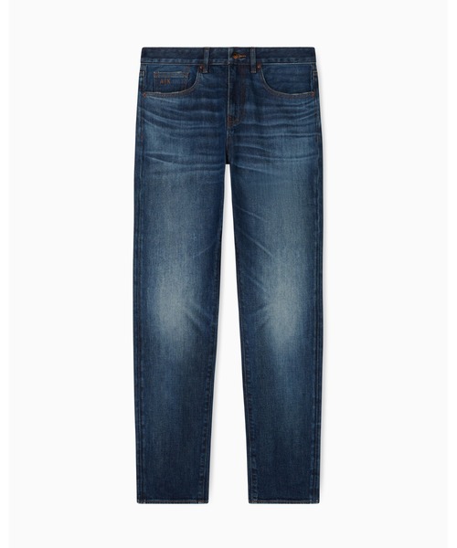 ジーンズ 「A|X アルマーニ エクスチェンジ」ダークブルーウォッシュ スリムフィット デニムパンツ_J14 SLIM メンズの画像