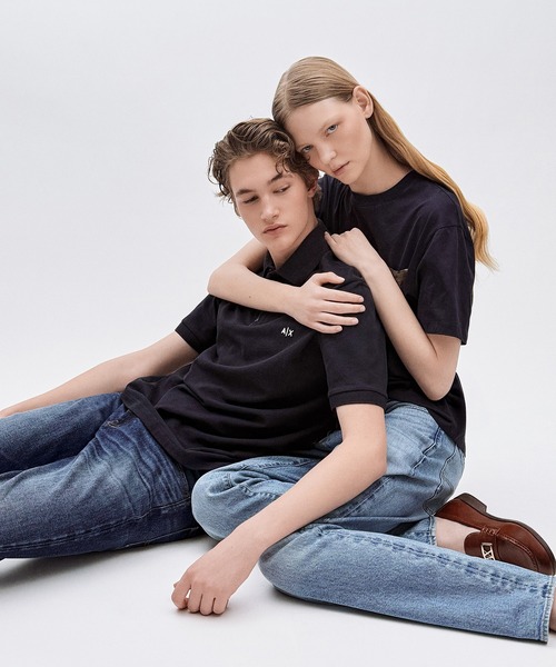 ジーンズ 「A|X アルマーニ エクスチェンジ」ダークブルーウォッシュ スリムフィット デニムパンツ_J14 SLIM メンズの画像