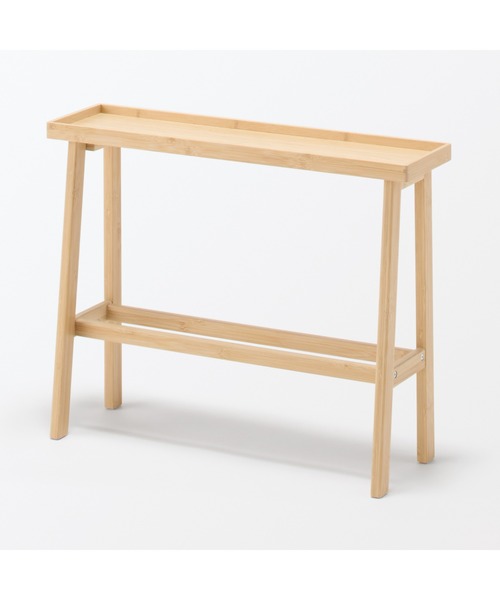 無印良品（MUJI） 家具 パイン材ローテーブル・折りたたみ式 幅80