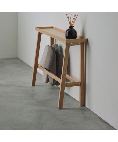 無印良品（MUJI） 家具 竹材 スリムトレーテーブル 約幅54．5×奥行