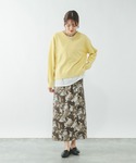 タンクトップ ノースリーブ ヘビロッTEE裾ア...の詳細画像1