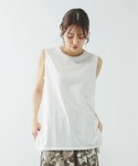 タンクトップ ノースリーブ ヘビロッTEE裾ア...の詳細画像3