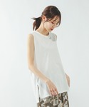 タンクトップ ノースリーブ ヘビロッTEE裾ア...の詳細画像4