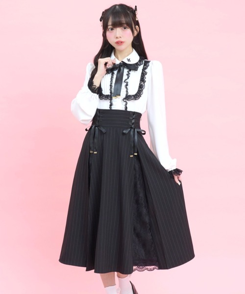 【新品未使用】mikihouseまとめセット　Tシャツ　スカート　おまけ追加 Secret Honey（シークレットハニー） スカート レース切替ミディ