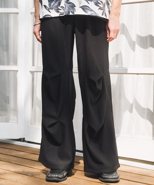 Casper John（キャスパージョン） ワイドパンツ パンツ Pleats tuck