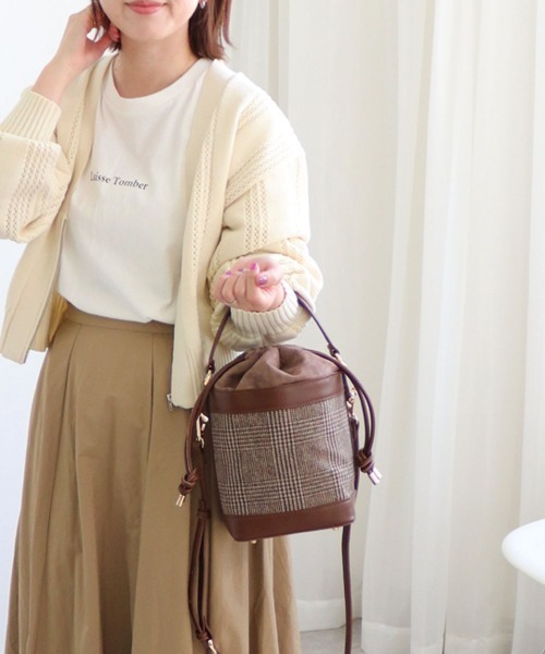 「MIAN 」 2WAYバッグ FREE ブラウン レディース_画像8