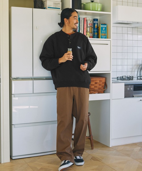 「THE CRAFT CREW PRODUCTS」 スウェットカットソー L グレイッシュベージュ メンズ_画像6