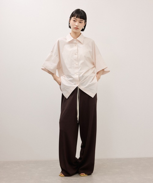 ワイドパンツ パンツ 「サステナブル」UNSEENジャージパンツ レディースの画像