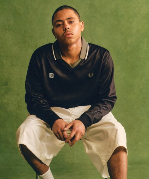 FRED PERRY（フレッドペリー） ポロシャツ Meyba Printed Long Sleeve