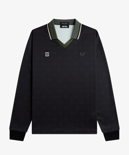 ポロシャツ Meyba Printed Long Sleeve Polo Shirt／メイバプリントロングスリーブポロシャツ メンズ レディース_13