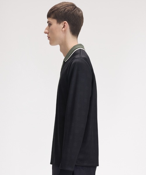 ポロシャツ Meyba Printed Long Sleeve Polo Shirt／メイバプリントロングスリーブポロシャツ メンズ レディース_11