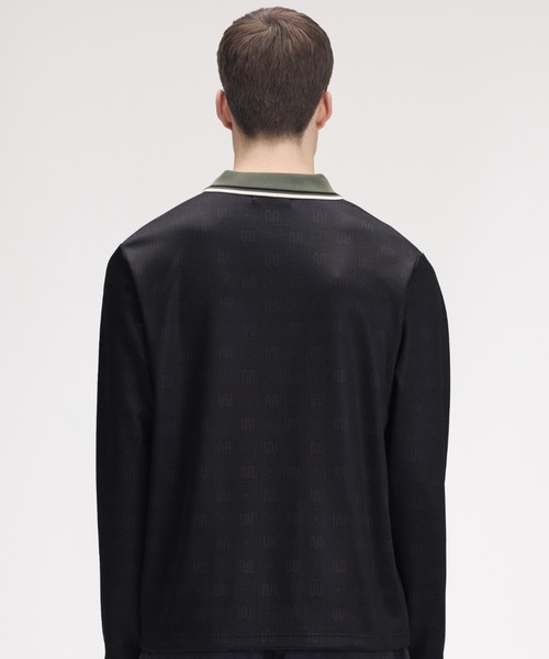 ポロシャツ Meyba Printed Long Sleeve Polo Shirt／メイバプリントロングスリーブポロシャツ メンズ レディース_12