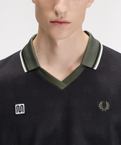 ポロシャツ Meyba Printed Long Sleeve Polo Shirt／メイバプリントロングスリーブポロシャツ メンズ レディース_7