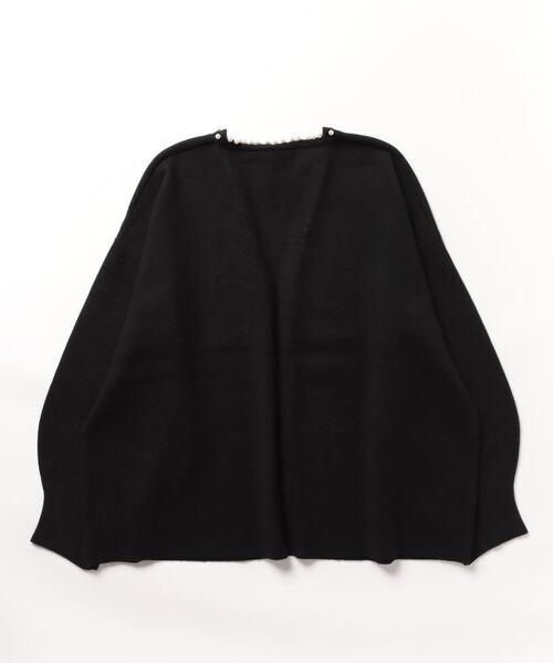 「PREFERIR」 ニットカーディガン MEDIUM ブラック レディース_画像2