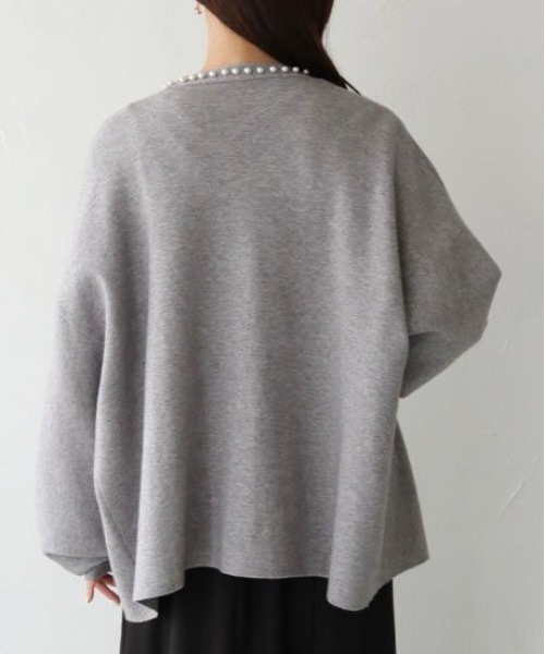 「PREFERIR」 ニットカーディガン MEDIUM ブラック レディース_画像5