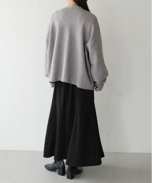 「PREFERIR」 ニットカーディガン MEDIUM ブラック レディース_画像8