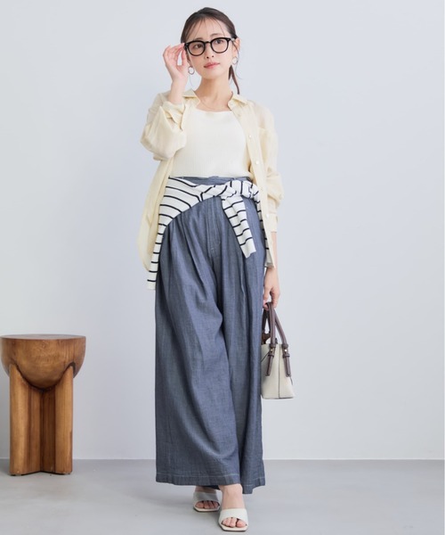 COHINA（コヒナ） ブラウス シャツ ベーシックラミーシャツ 「低身長