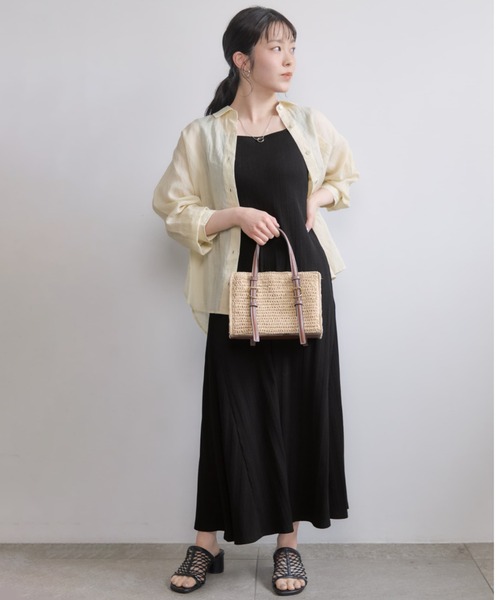 COHINA（コヒナ） ブラウス シャツ ベーシックラミーシャツ 「低身長