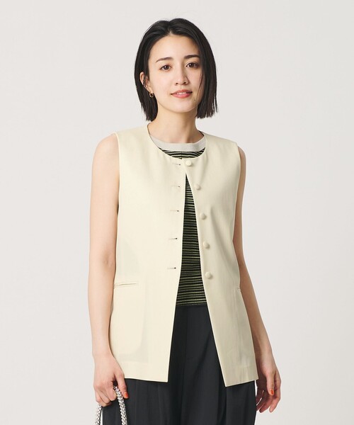 BEAUTY＆YOUTH UNITED ARROWS ベスト ジレ セルロースナイロンオックス