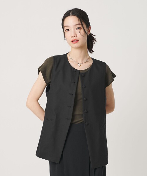 おにぎり様　ユナイテッドアローズ　ベスト BEAUTY＆YOUTH UNITED ARROWS ベスト ジレ セルロースナイロンオックス