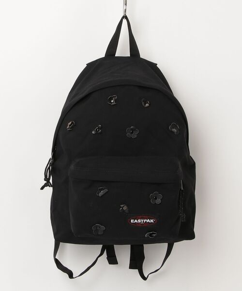 EASTPAK（イーストパック） 花柄リュック - ブラック レディース