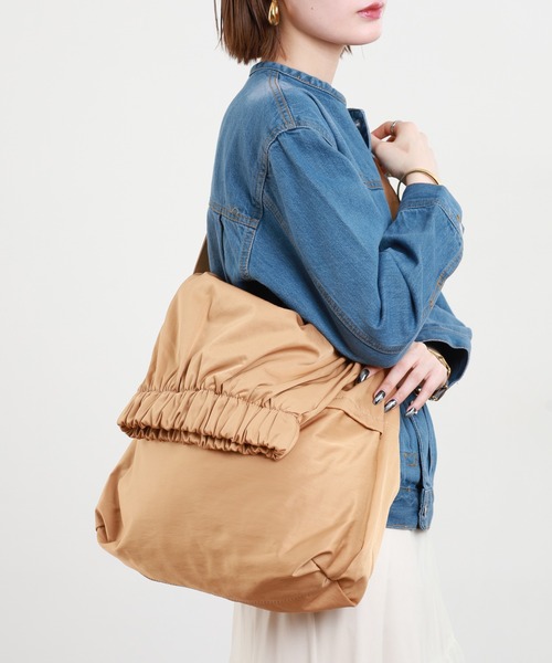 Crossi ショルダーバッグ バッグ フラップ ナイロン ショルダーバッグ