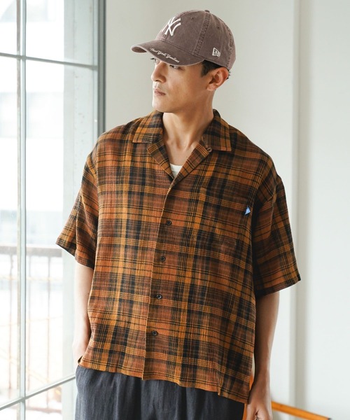 BAYFLOW ベイフロー シャツ 半袖 エアライトリネンチェックシャツ メンズ ZOZOTOWN Yahoo 店 - 通販 - Yahoo ショッピング
