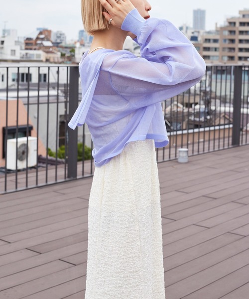 「w closet」 キャミソールワンピース FREE ホワイト レディース_画像9