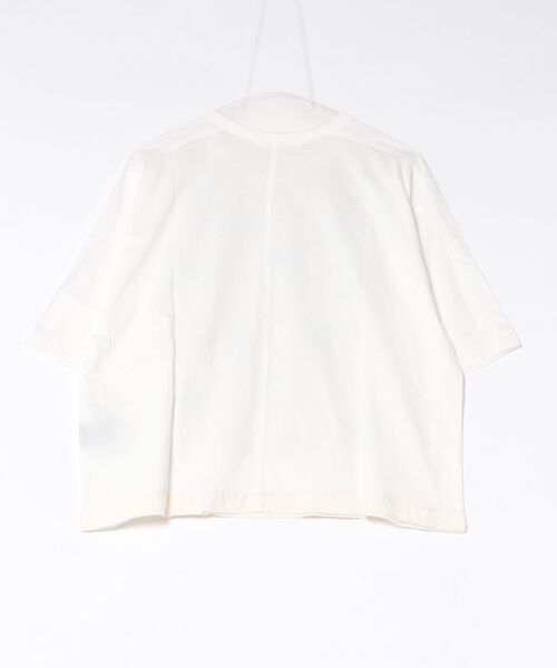 tシャツ ミニバラブーケパピリオカットジャカード＋サイロプレミアム天竺フリルカットソー レディースの画像